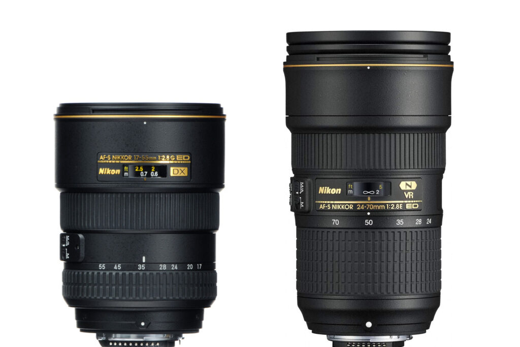 nikon 17-50mm vs nikon 24-70mm